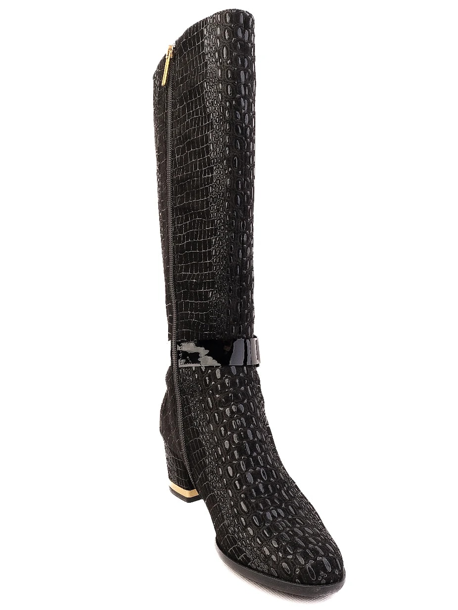 Renzoni Black Leather Boots — 2