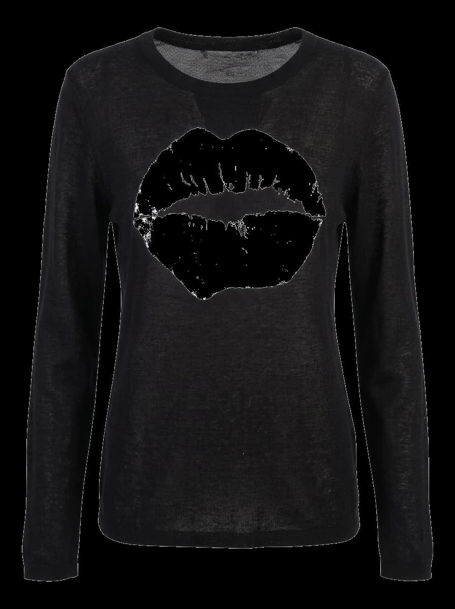 Markus Lupfer Black Cotton Sweater
