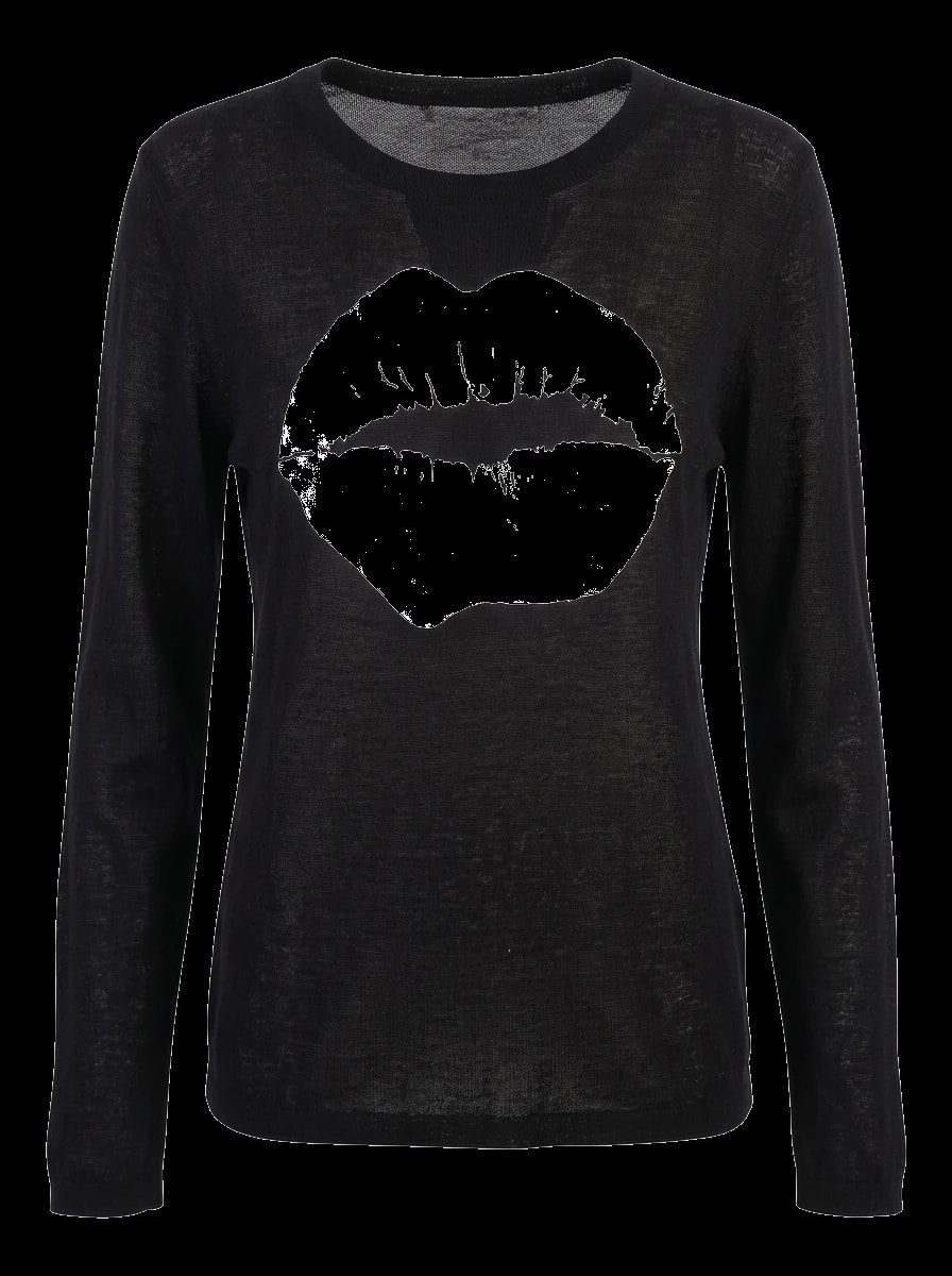 Markus Lupfer Black Cotton Sweater — 1