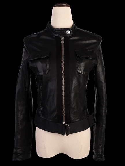 Dolce Gabbana Black Leather Jacket — 2