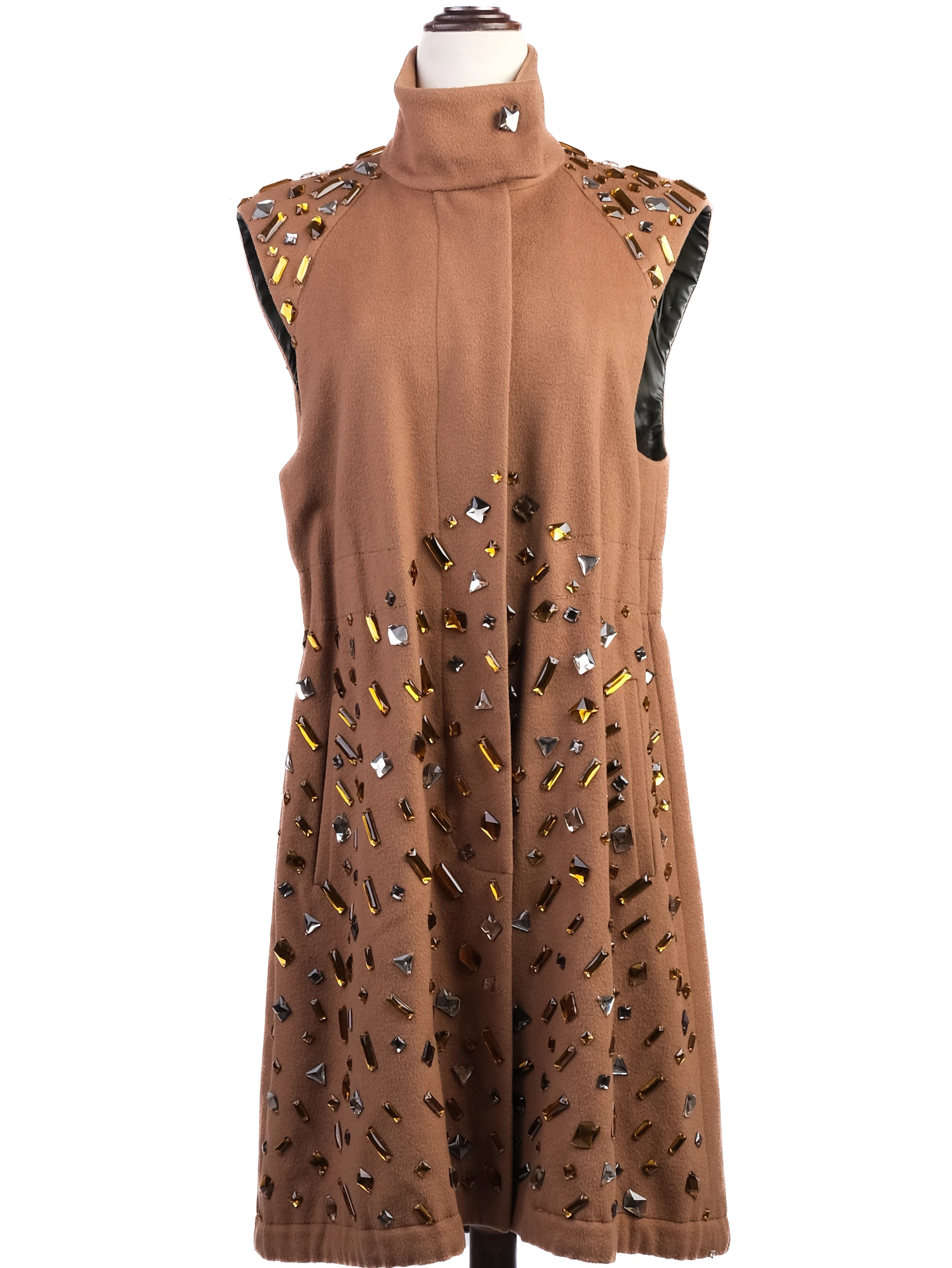 Sportmax Orange Wool Coat — 3