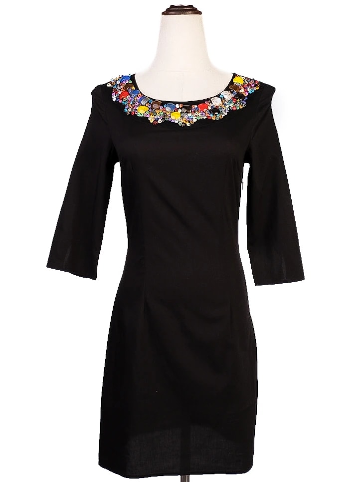 DKNY Black Cotton Evening — 2