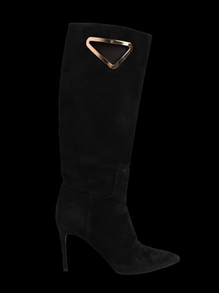 Casadei Black Leather Boots