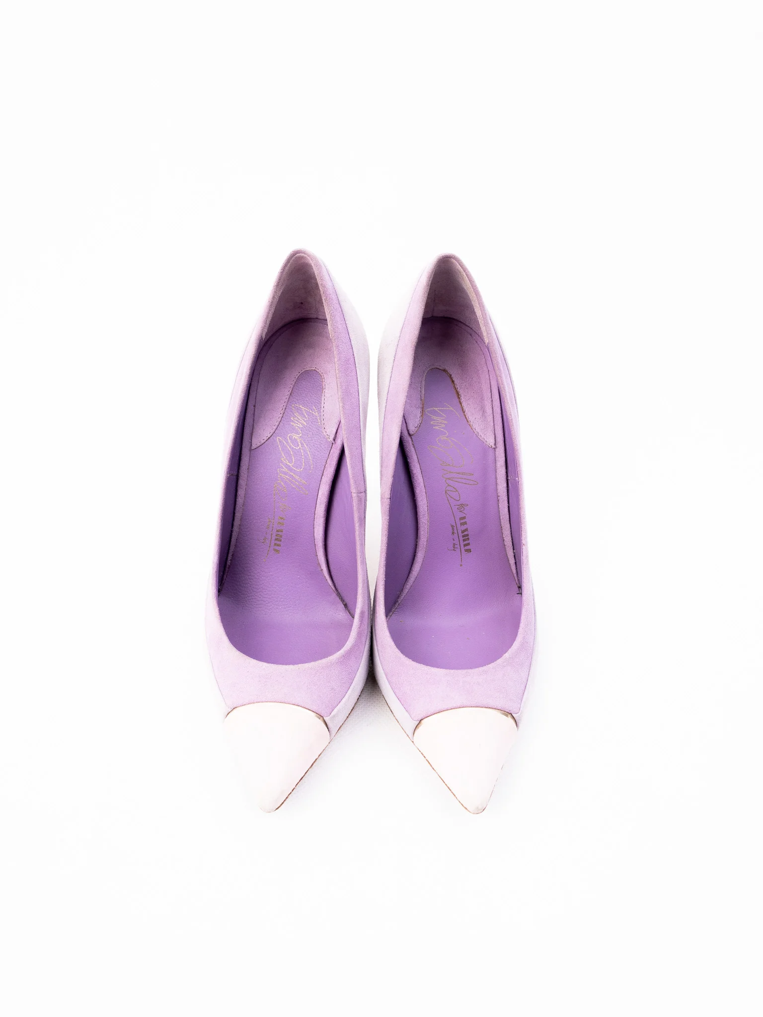 Lesilla Pink Genuine suede High Heel Pumps — 3