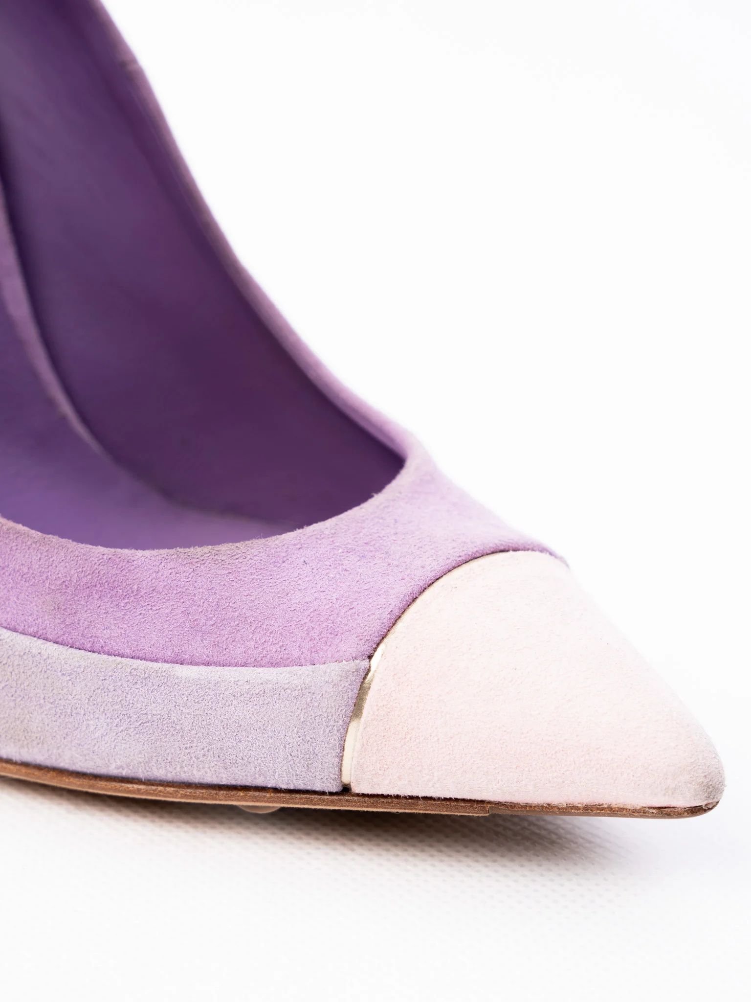 Lesilla Pink Genuine suede High Heel Pumps — 2