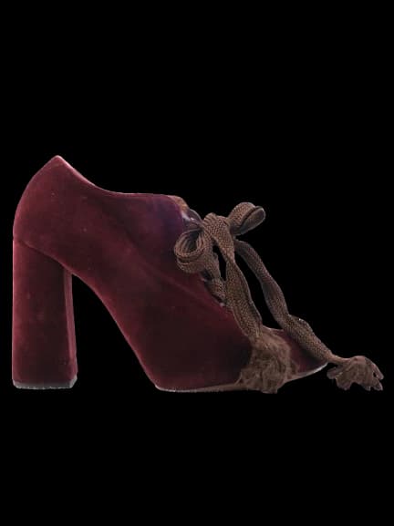 Chloe Red Genuine suede Boots — photo 1
