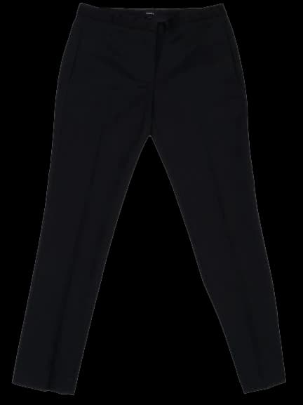 Theory Black Polyester Tailored Trousers — photo 1