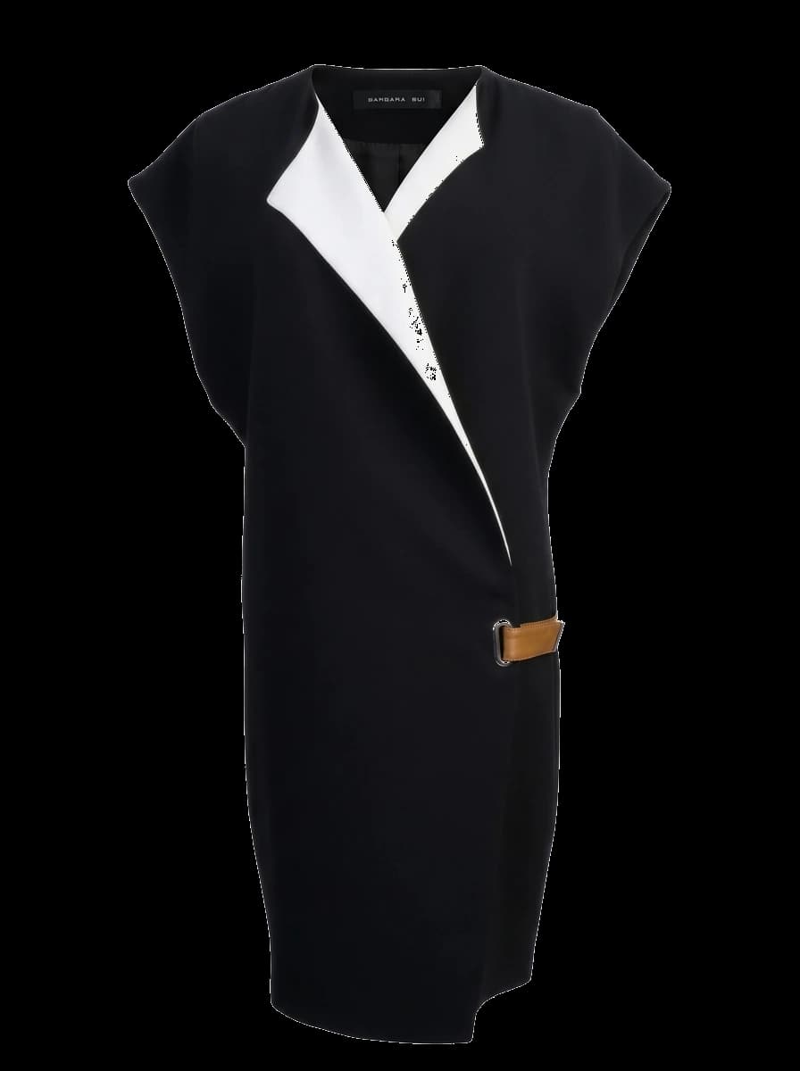 Barbara Bui Black Polyester Sleeveless Dress — photo 1