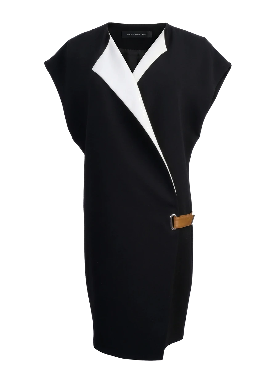 Barbara Bui Black Polyester Sleeveless Dress — 1