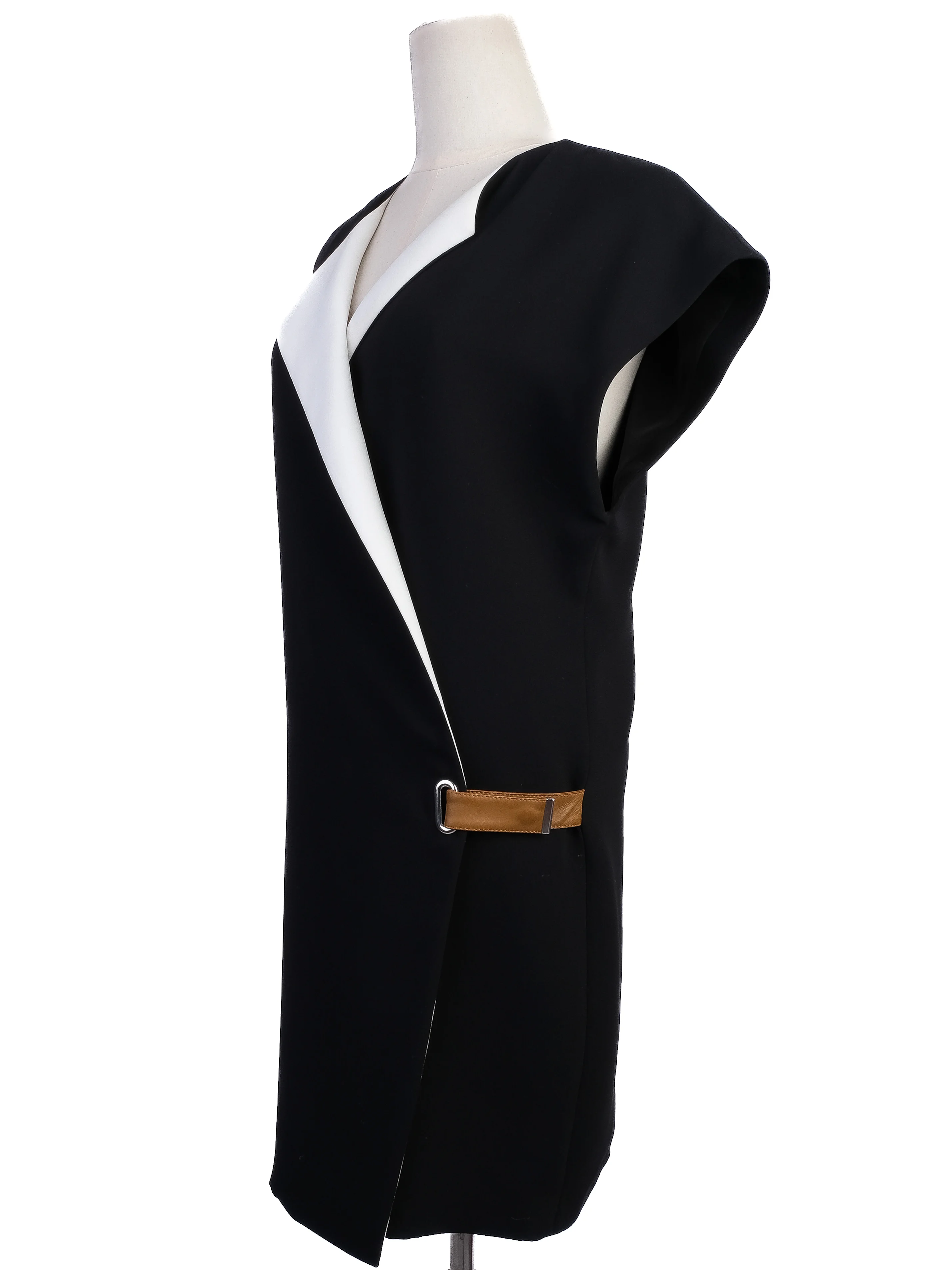 Barbara Bui Black Polyester Sleeveless Dress — 2