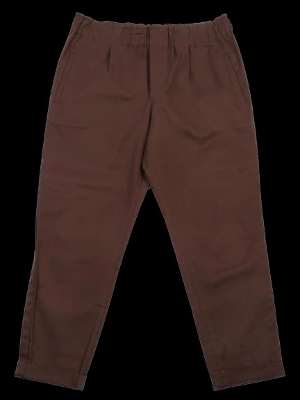 Brunello Cucinelli Orange Cotton Trousers — 1