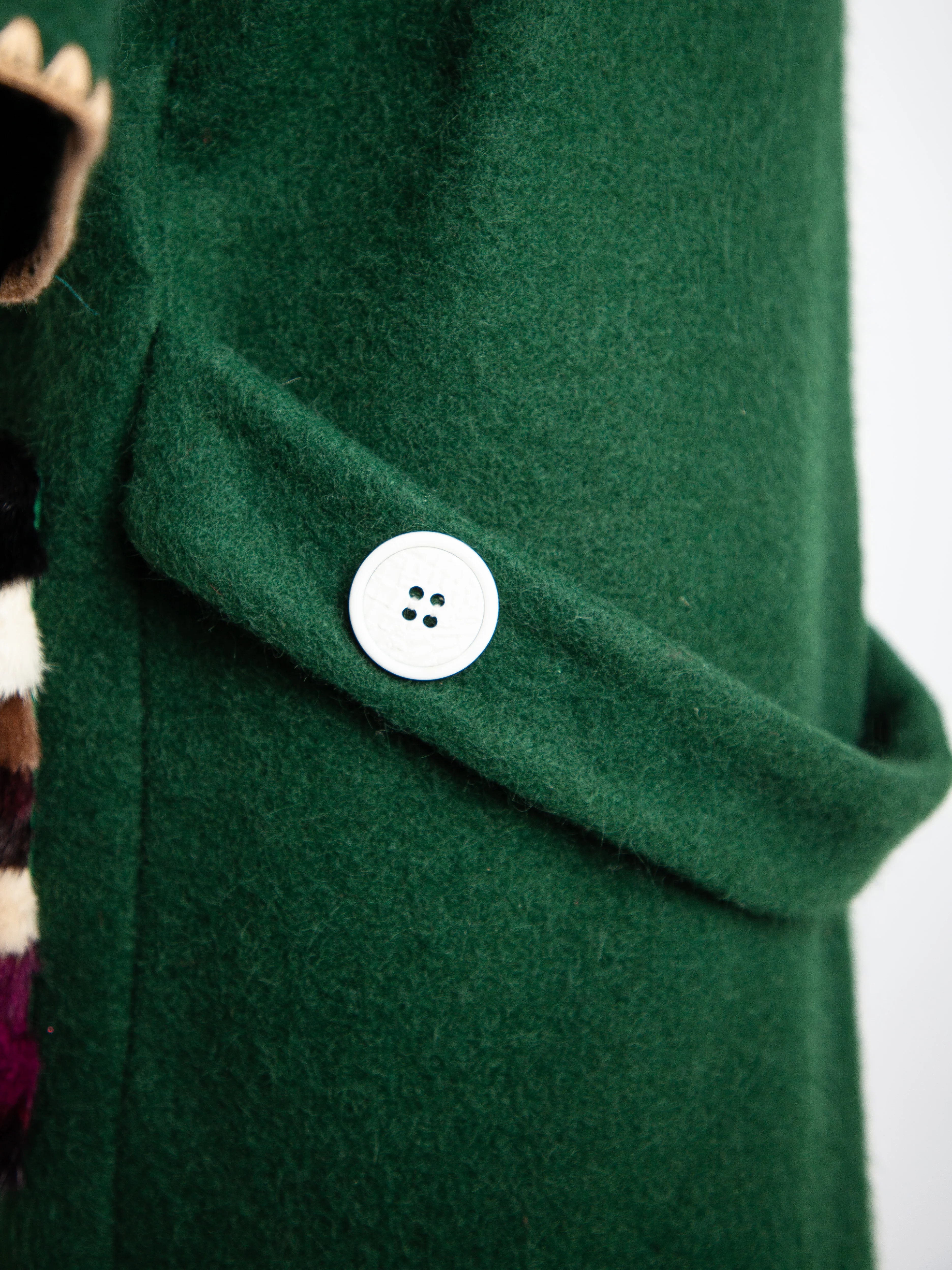 Fendi Green Alpaca wool Sweater Dress — 2