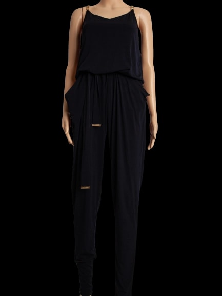 Michael Kors Black Polyester Jumpsuit — 1