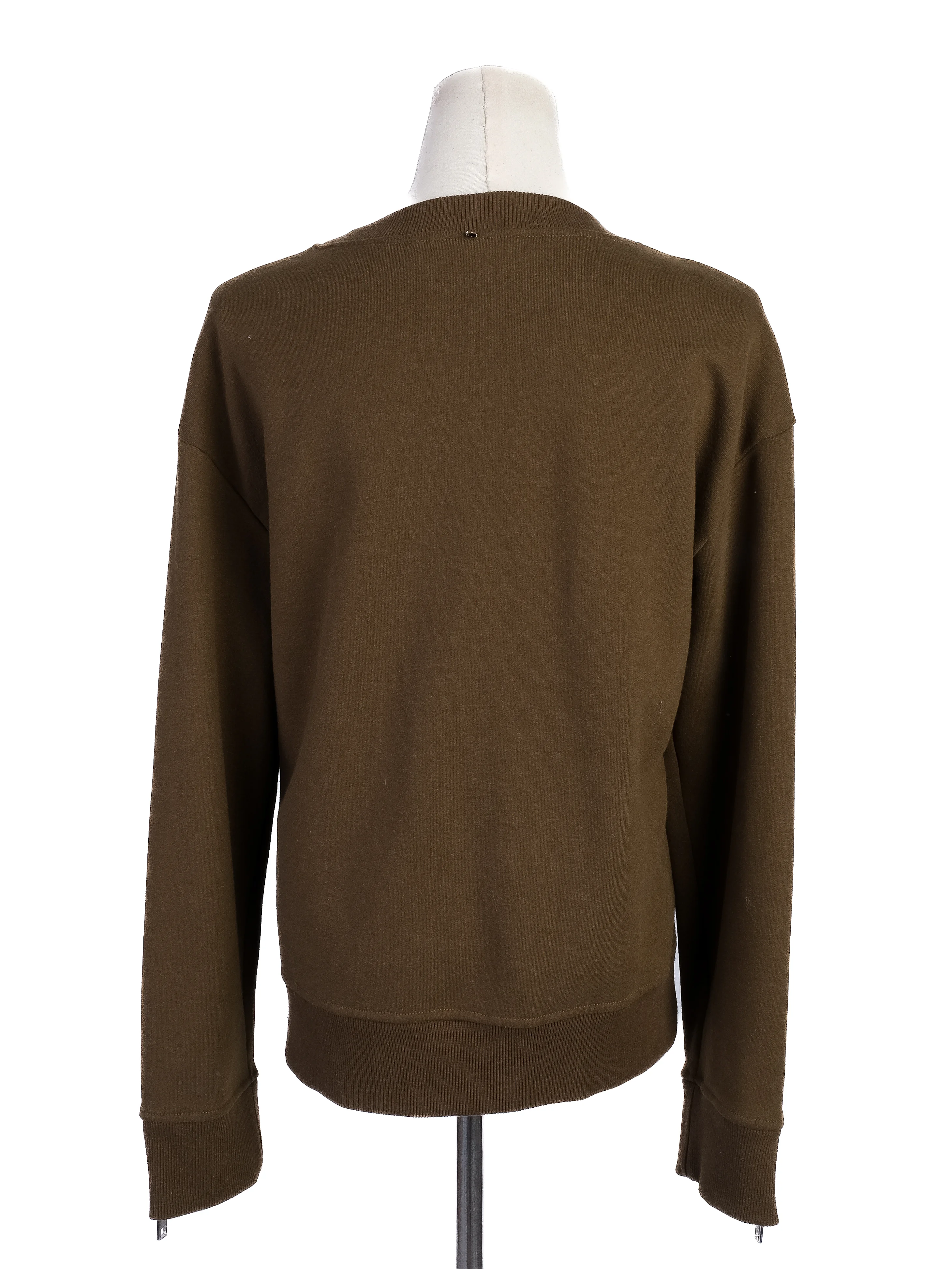 Sportmax Green Cotton Sweatshirt — 2