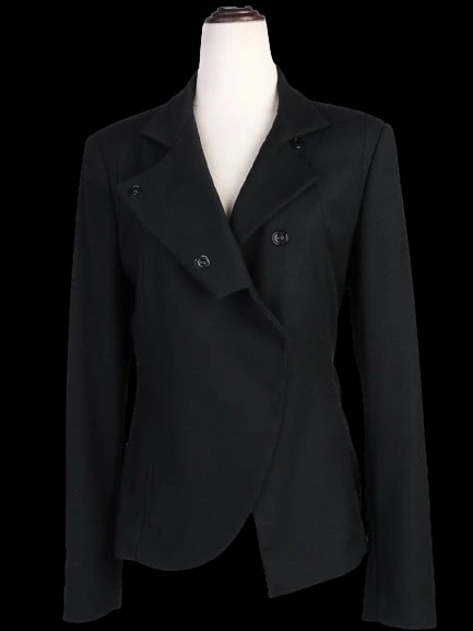 Malloni Black Polyester Blazer — 1