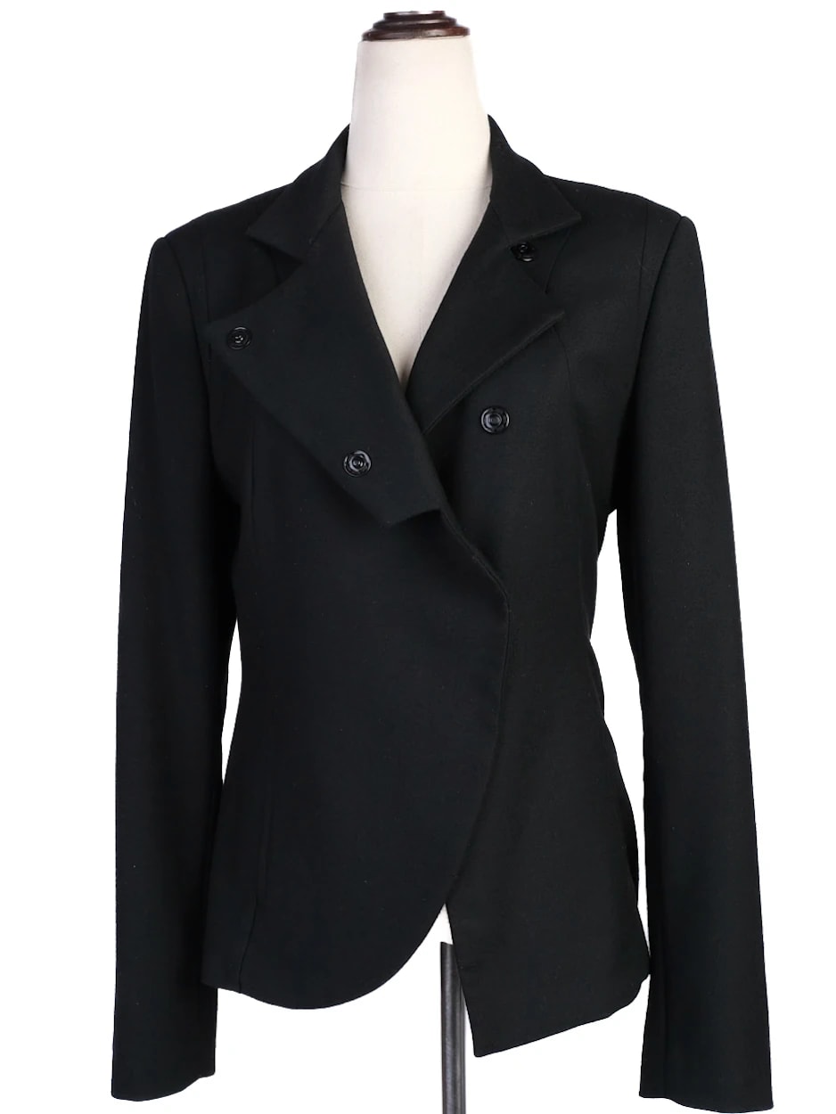 Malloni Black Polyester Blazer — 2