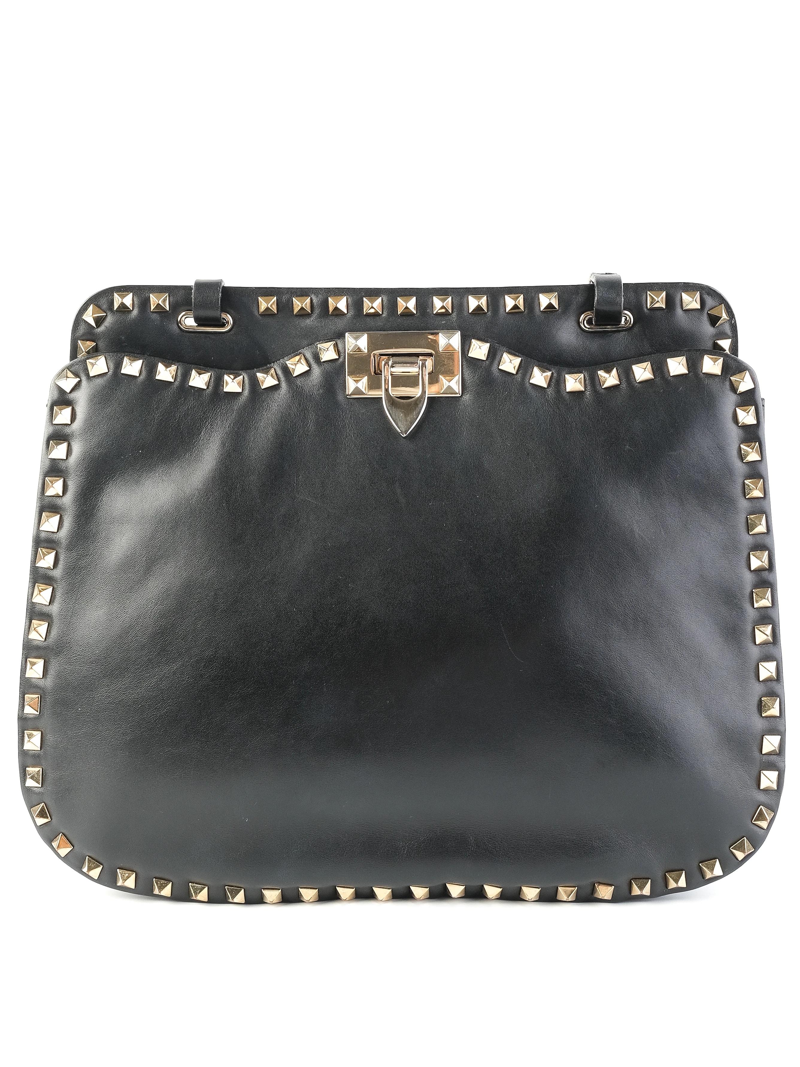 Valentino Black Leather Evening Bag — 2