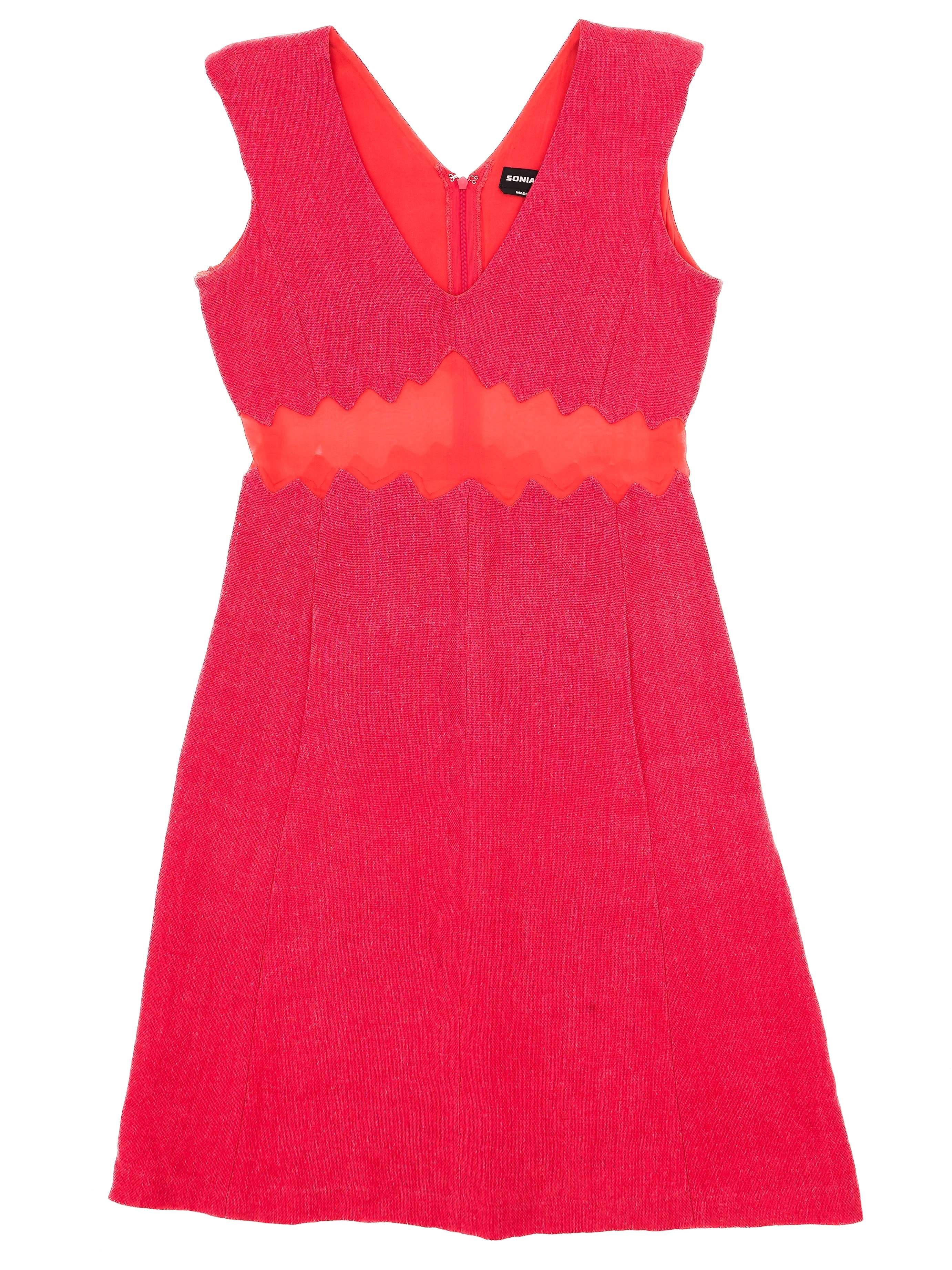 Sonia Rykiel Red Len Casual Dress — 3
