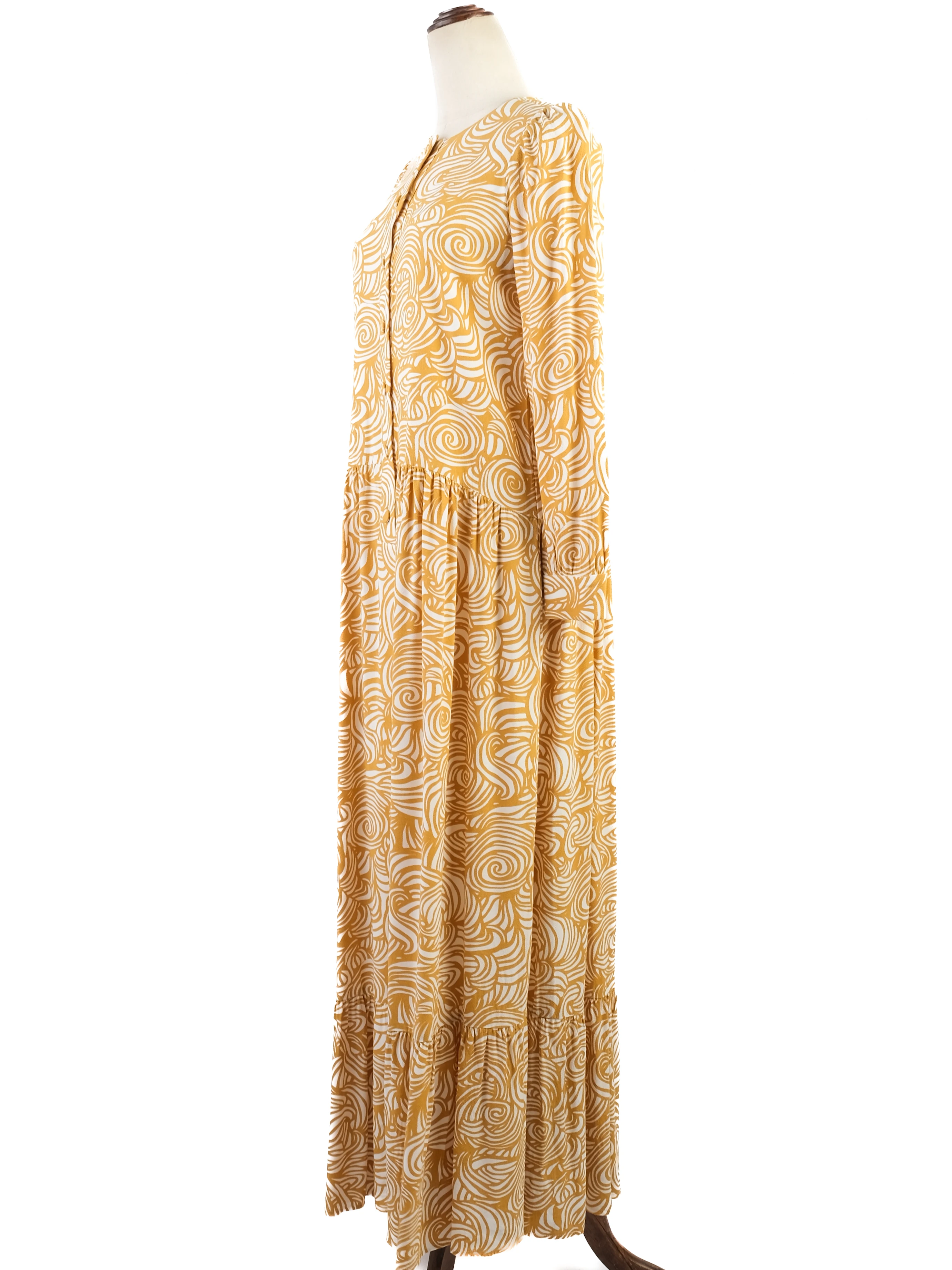 Stefanel Orange Viscose Casual — 3