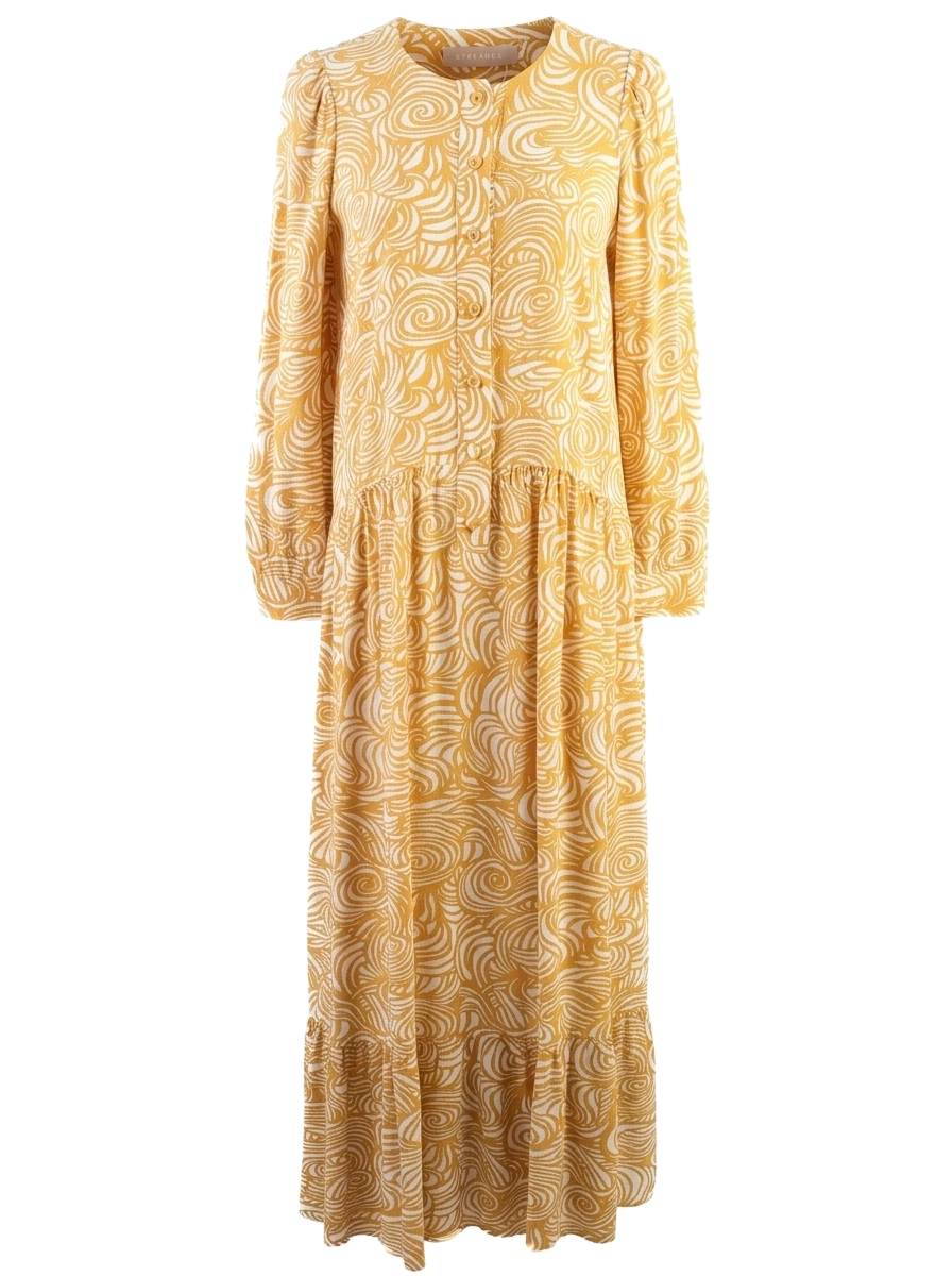 Stefanel Orange Viscose Casual — 1