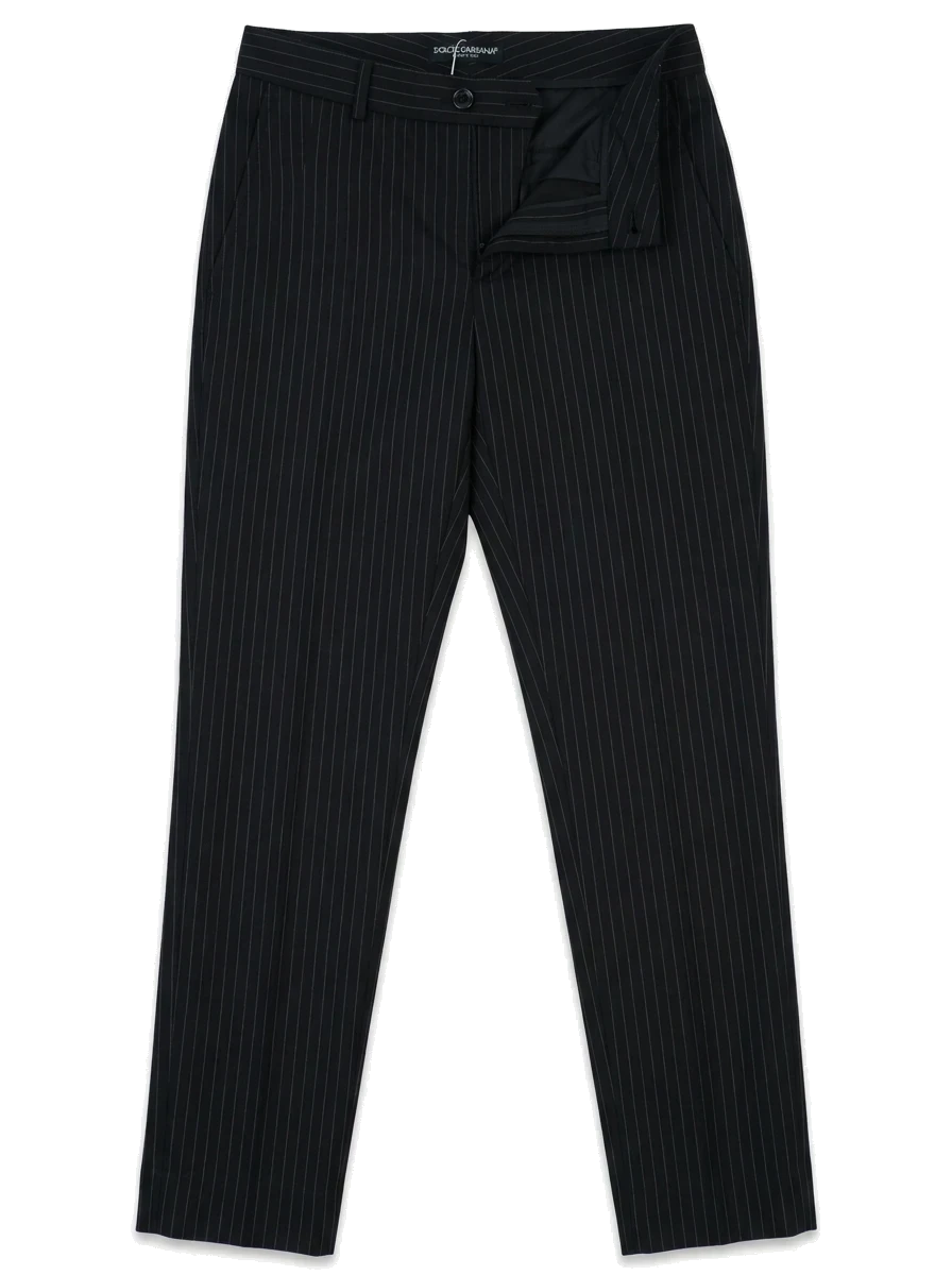 Dolce Gabbana Cotton Tailored Trousers — 1