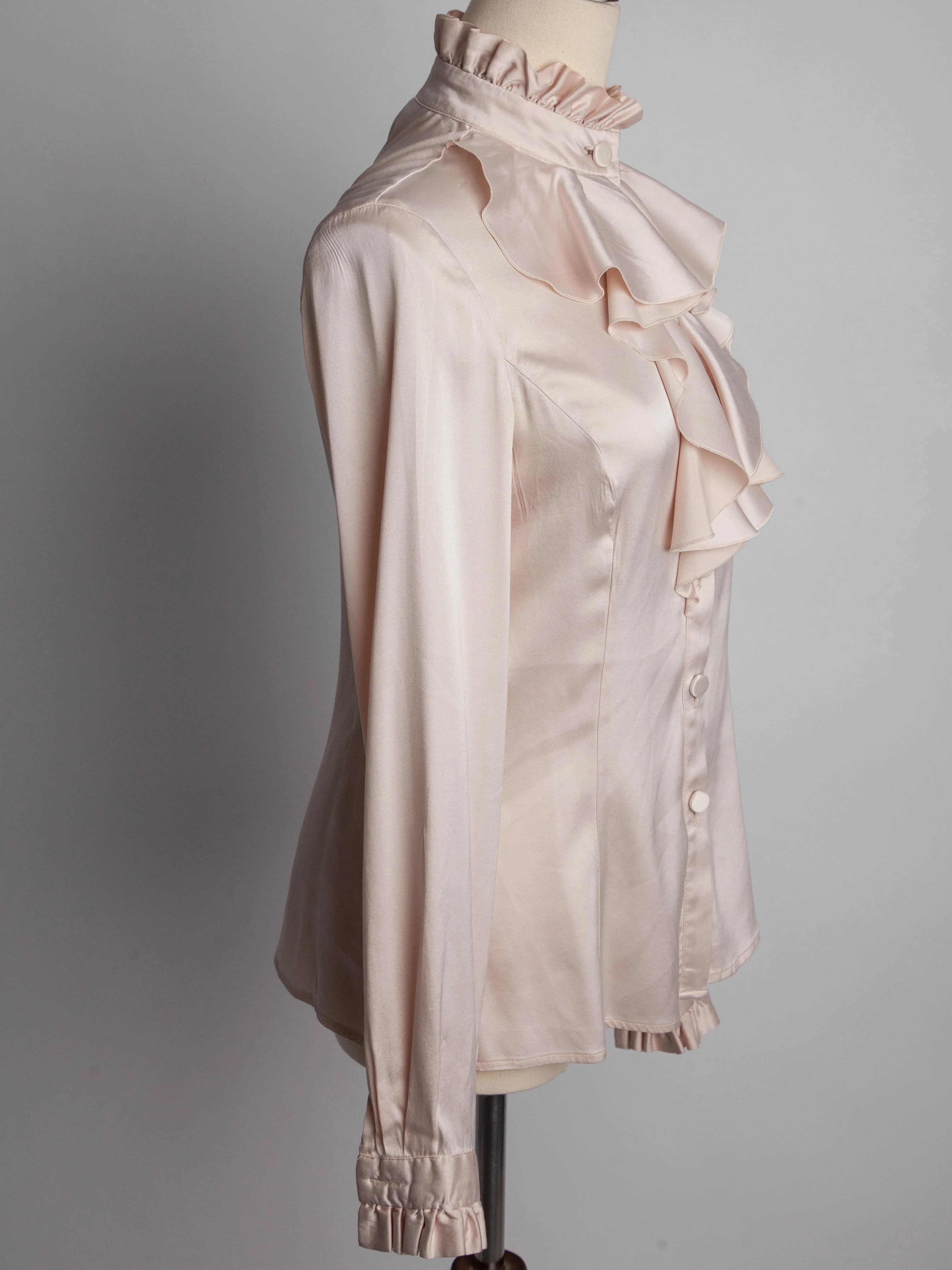 Emporio Armani White Silk Blouse — 2