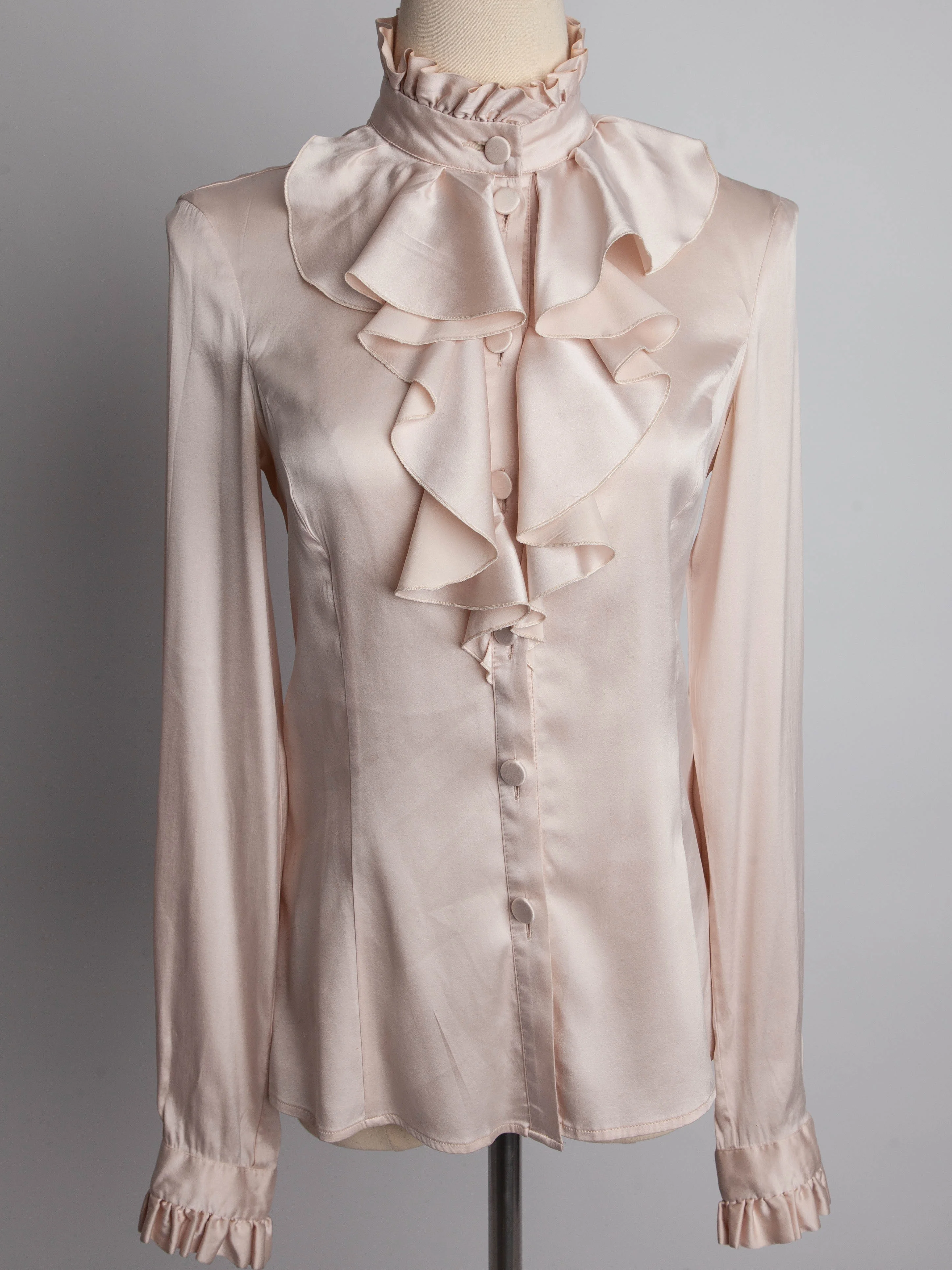 Emporio Armani White Silk Blouse — 3