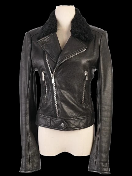 Balenciaga Black Leather Jacket — 2