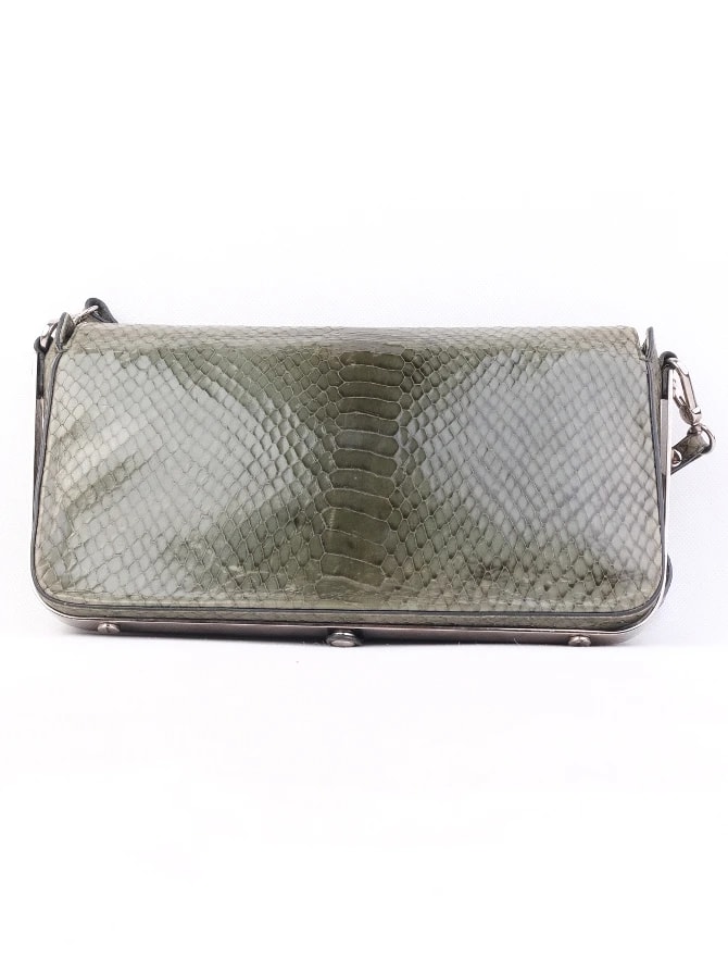 Emporio Armani Green Leather Casual — 3