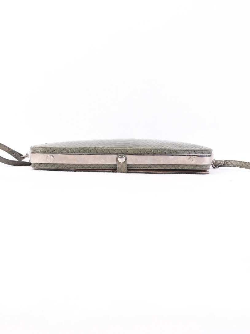 Emporio Armani Green Leather Casual — 2