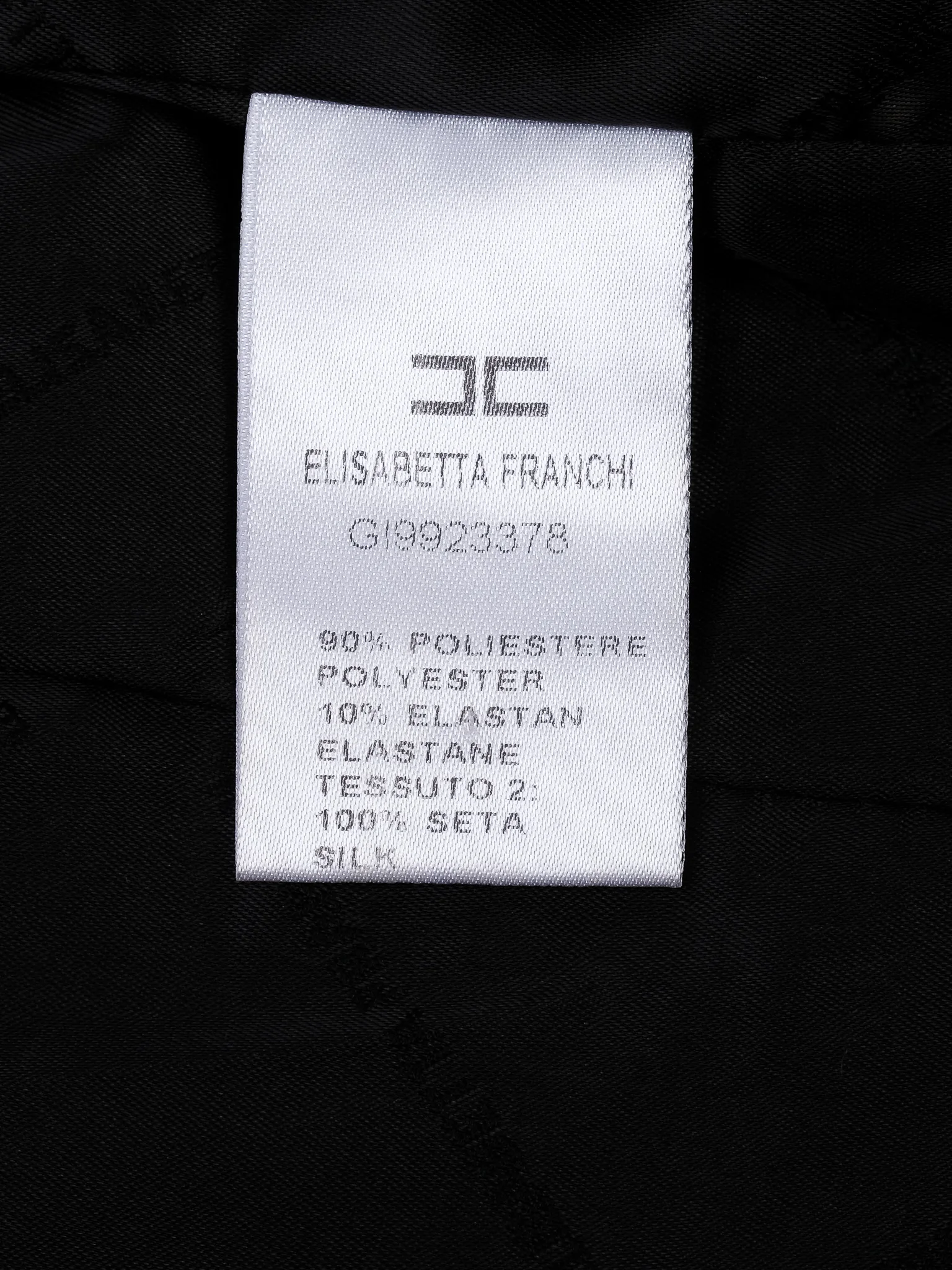 Elisabetta Franchi Black Polyester Blazer — 3