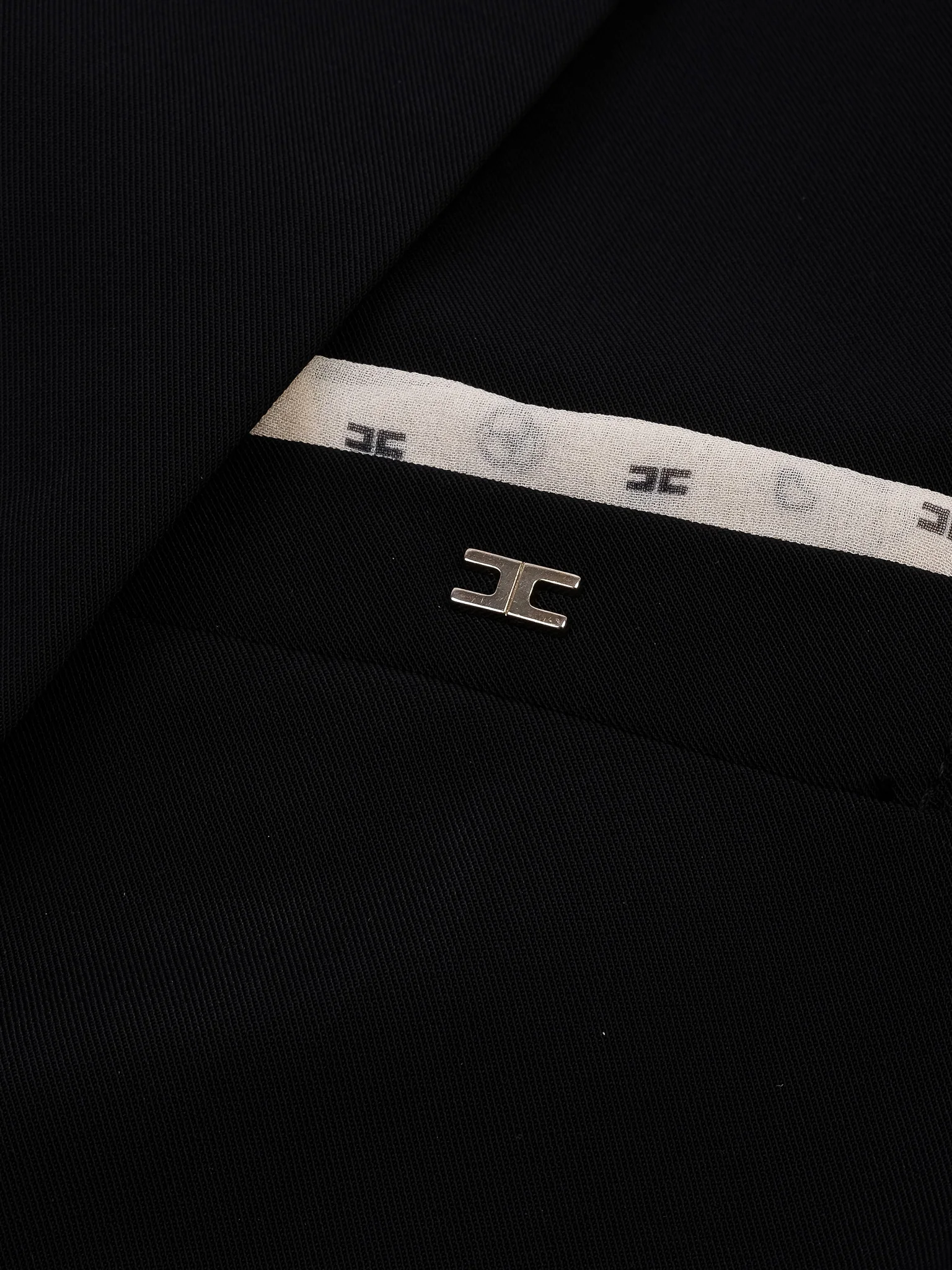 Elisabetta Franchi Black Polyester Blazer — 3