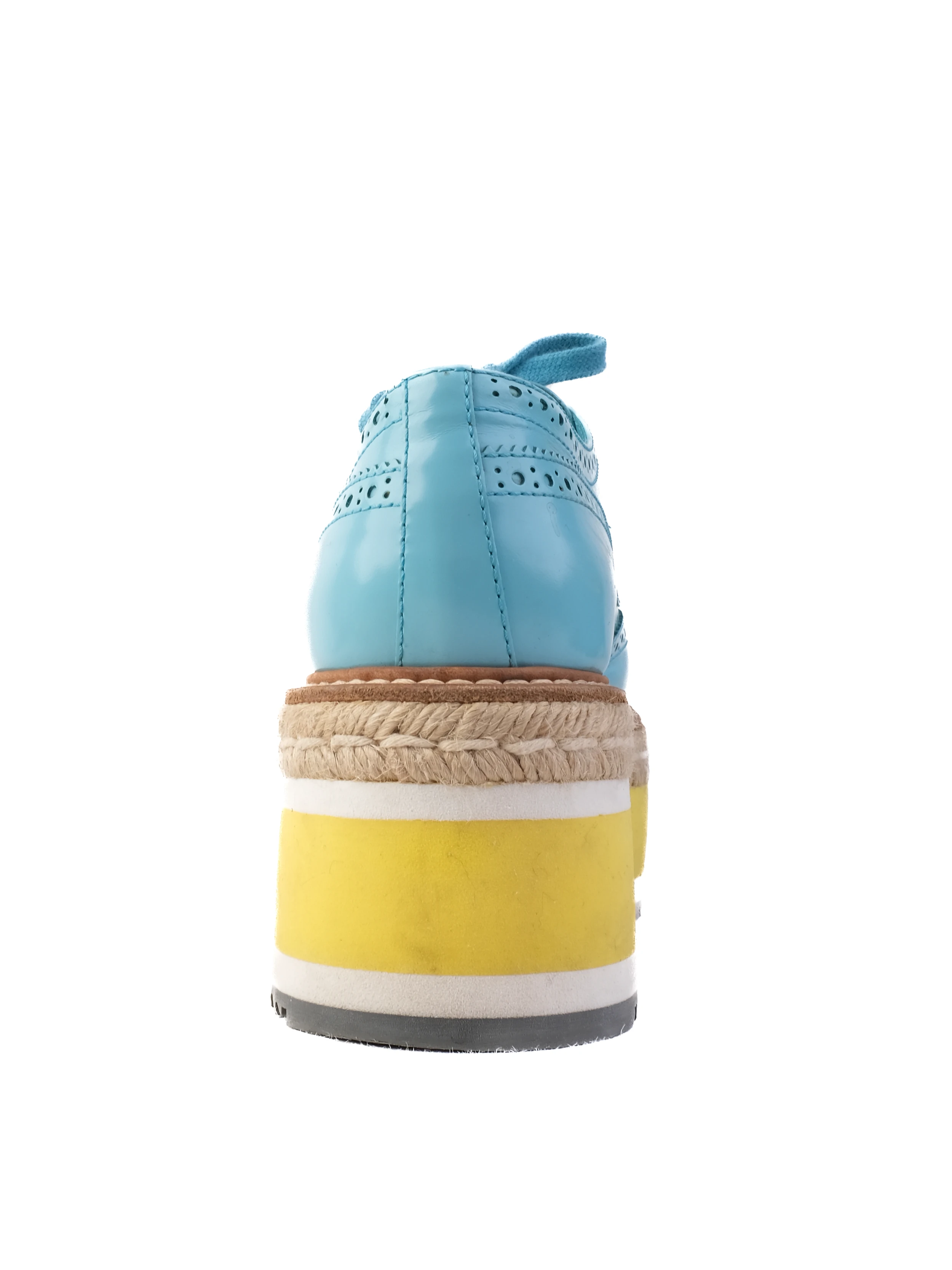 Prada Blue Leather Pumps — 3