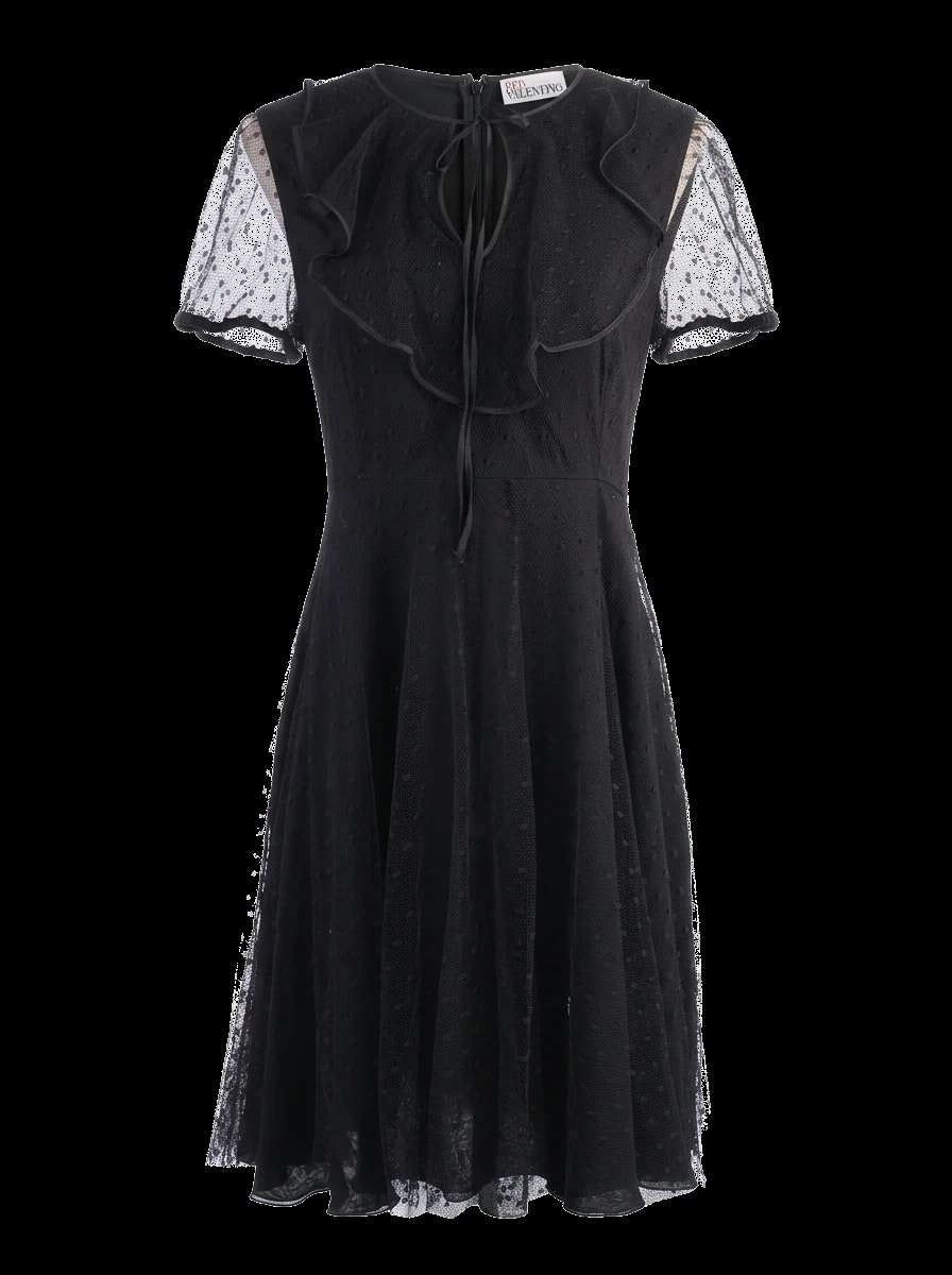 Red Valentino Black Nylon Evening — 1