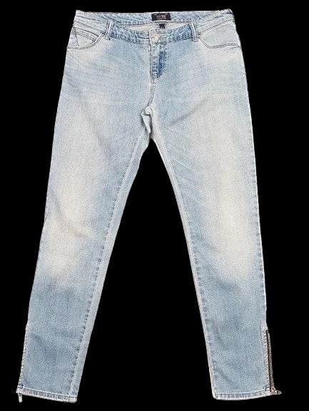 Armani Jeans Blue Cotton Skinny Jeans — 1