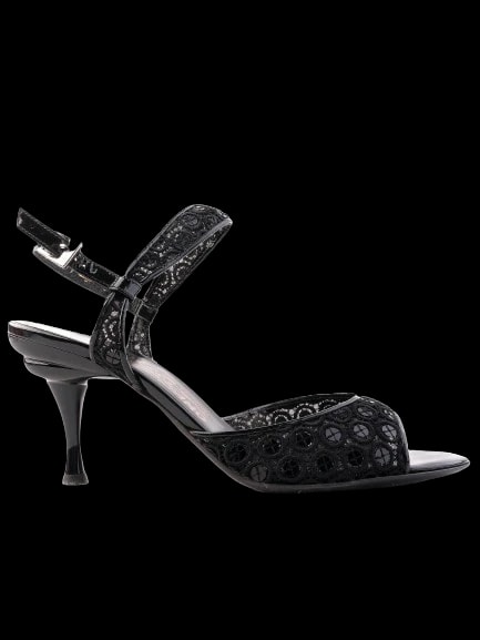 Salvatore Ferragamo Black Sandals — 1