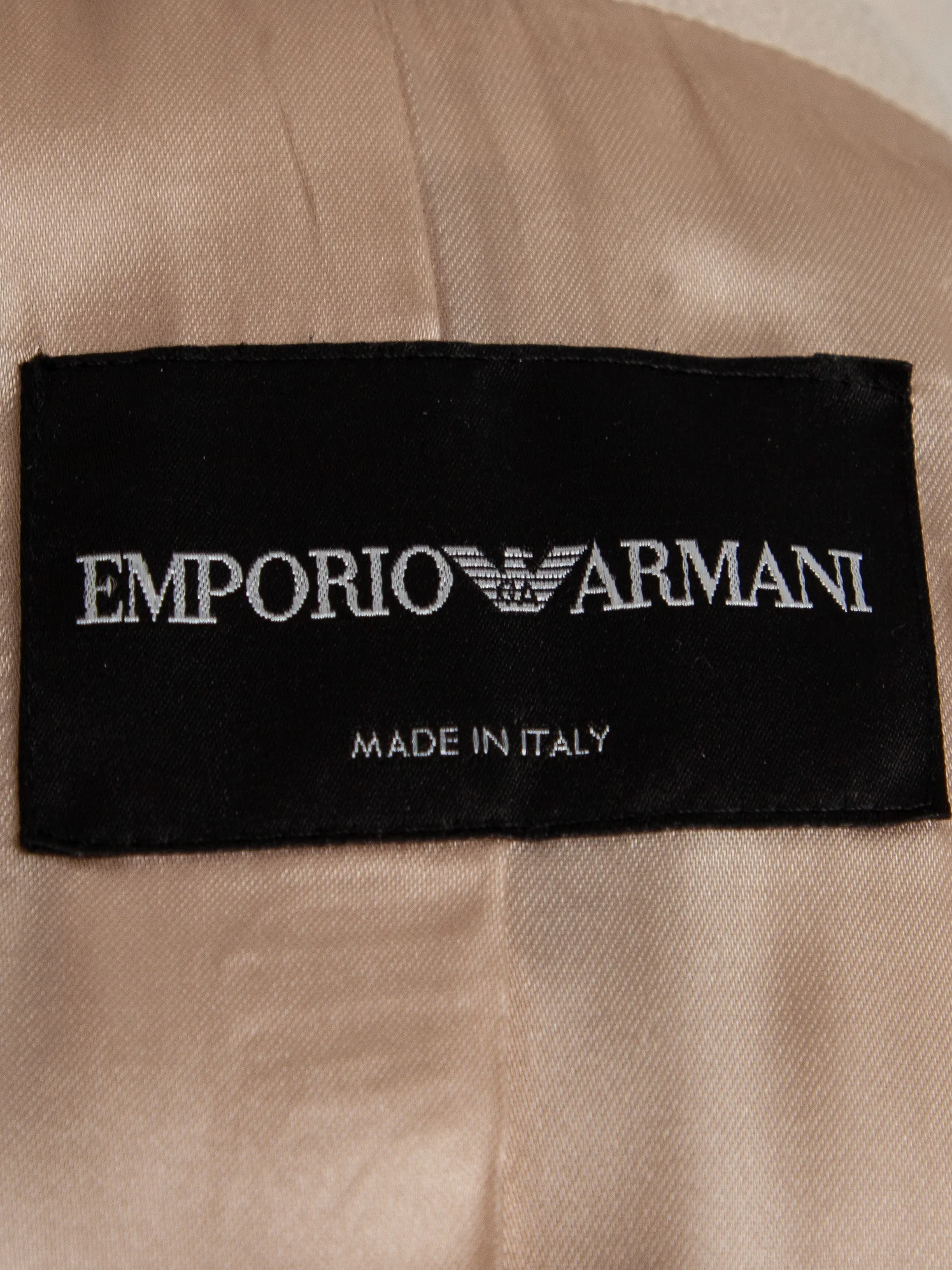 Emporio Armani White Cashmere Coat — 3