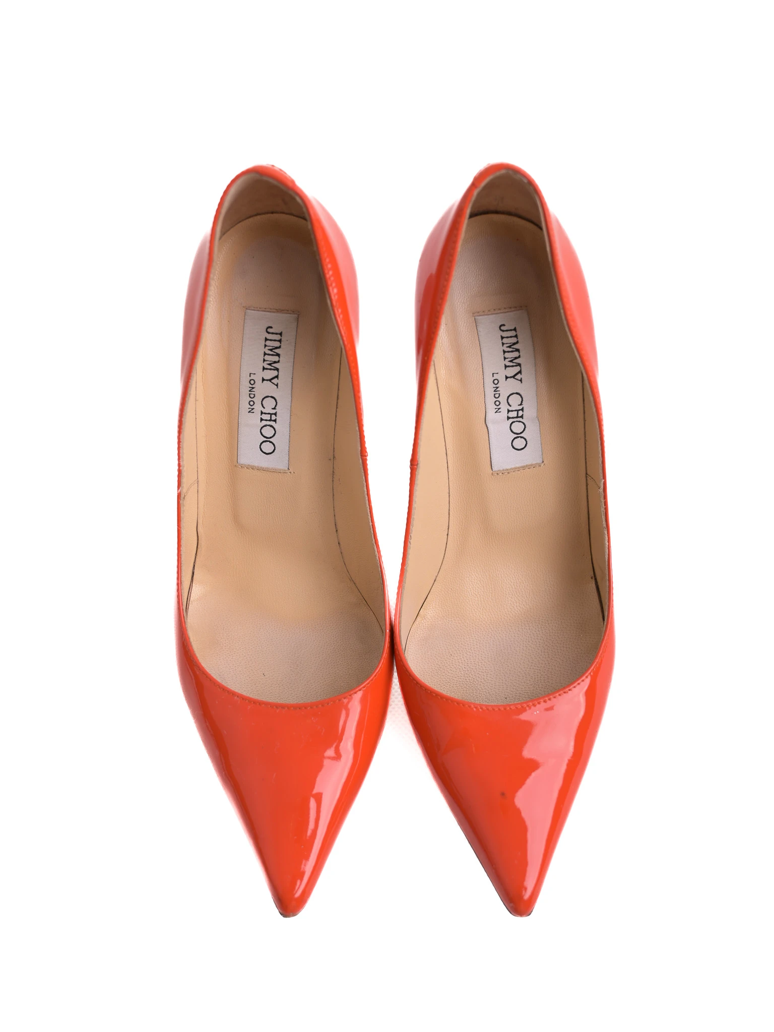 Jimmy Choo Red Leather Pumps — 2