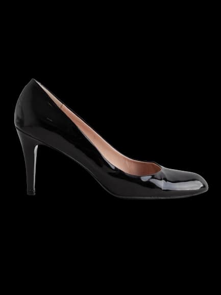L.K.Bennett Black Leather Low Heel Pumps — photo 1