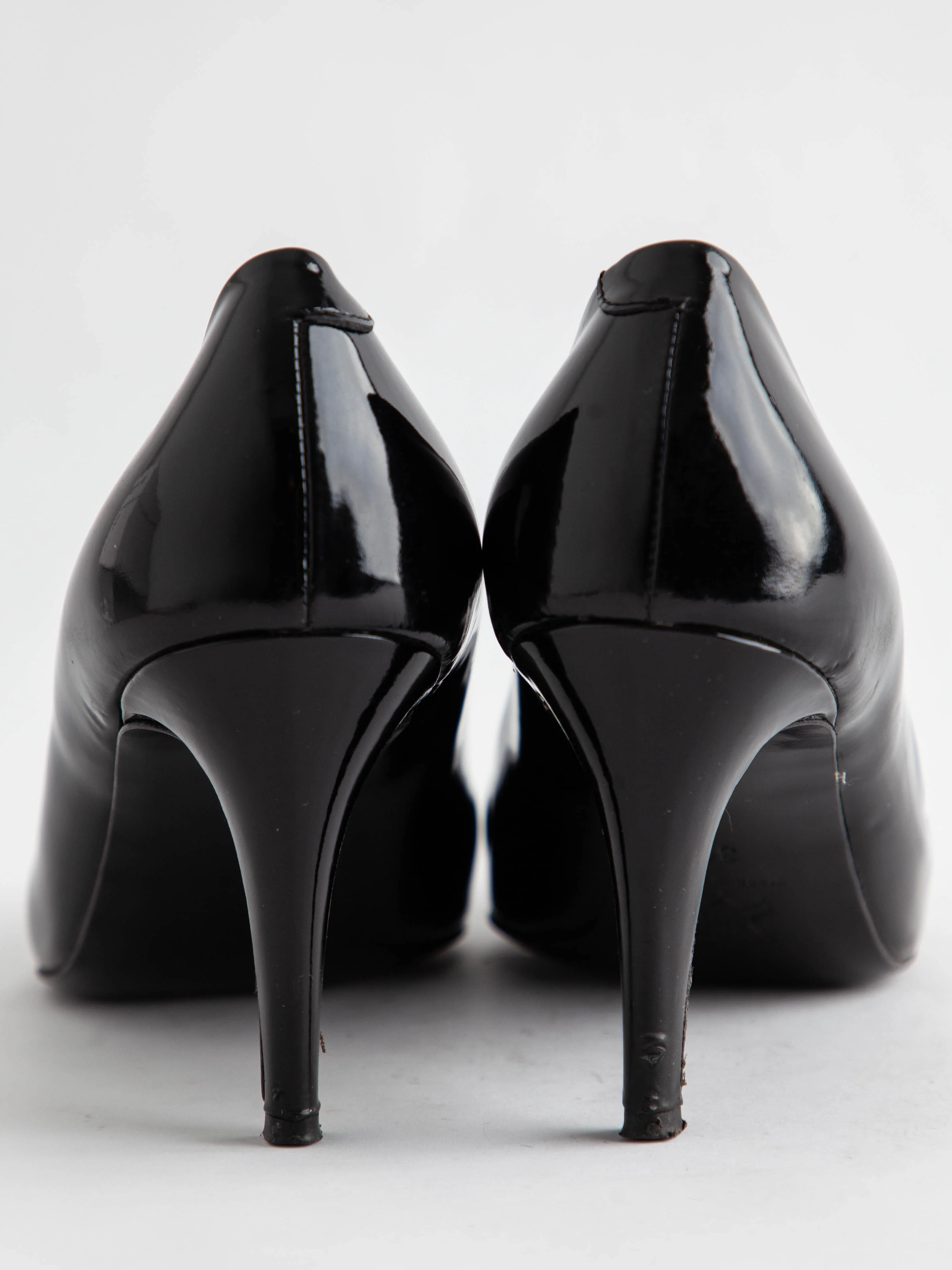 L.K.Bennett Black Leather Low Heel Pumps — 3