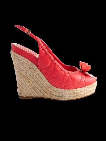 Dior Pink Platform Sandals — 1