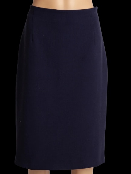 MaxCo Blue Polyester Pencil Skirt — 1