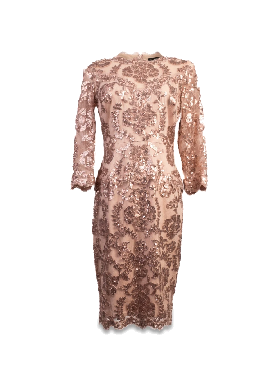 Tadashi Polyester Long Sleeve Dress — 1