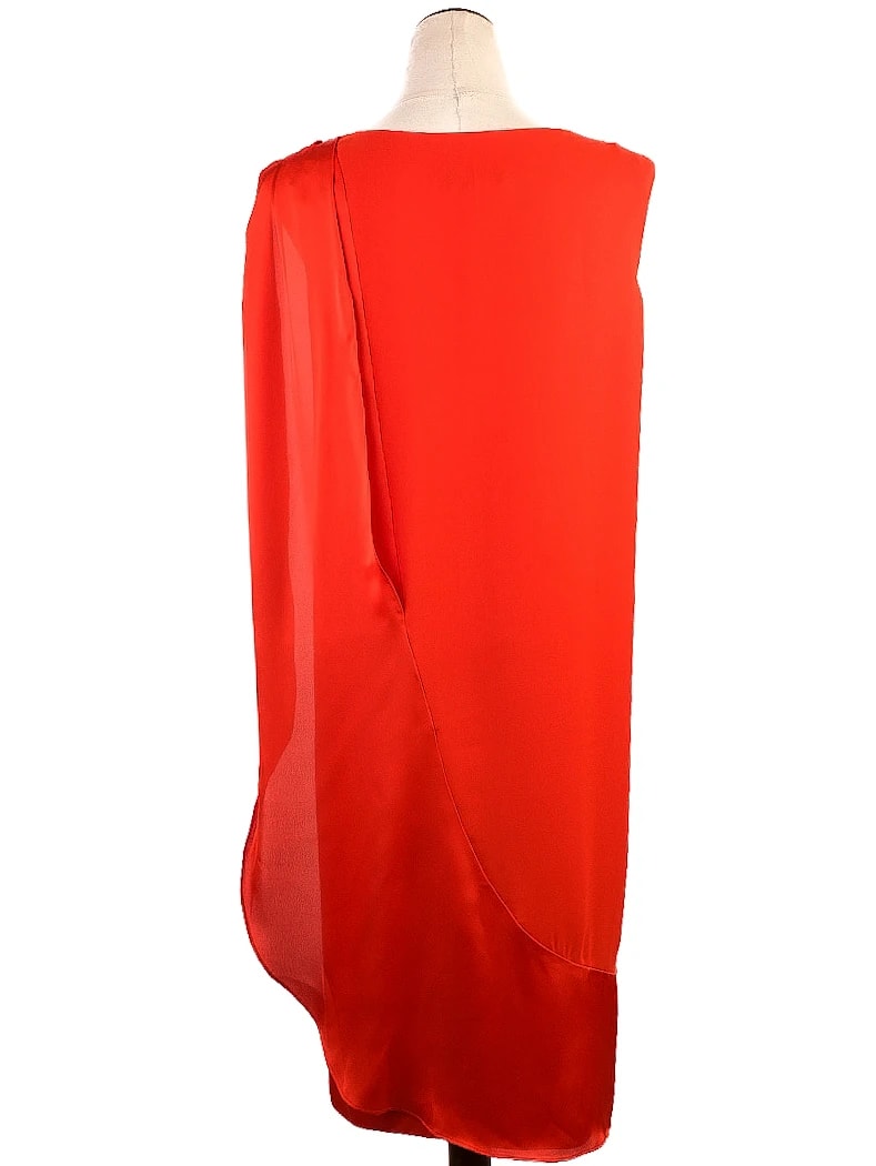 Armani Jeans Red Polyester Sleeveless Dress — 3