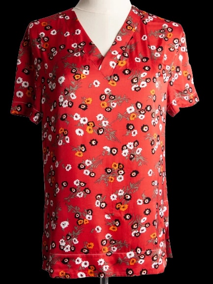 Maje Red Viscose Blouse — 1