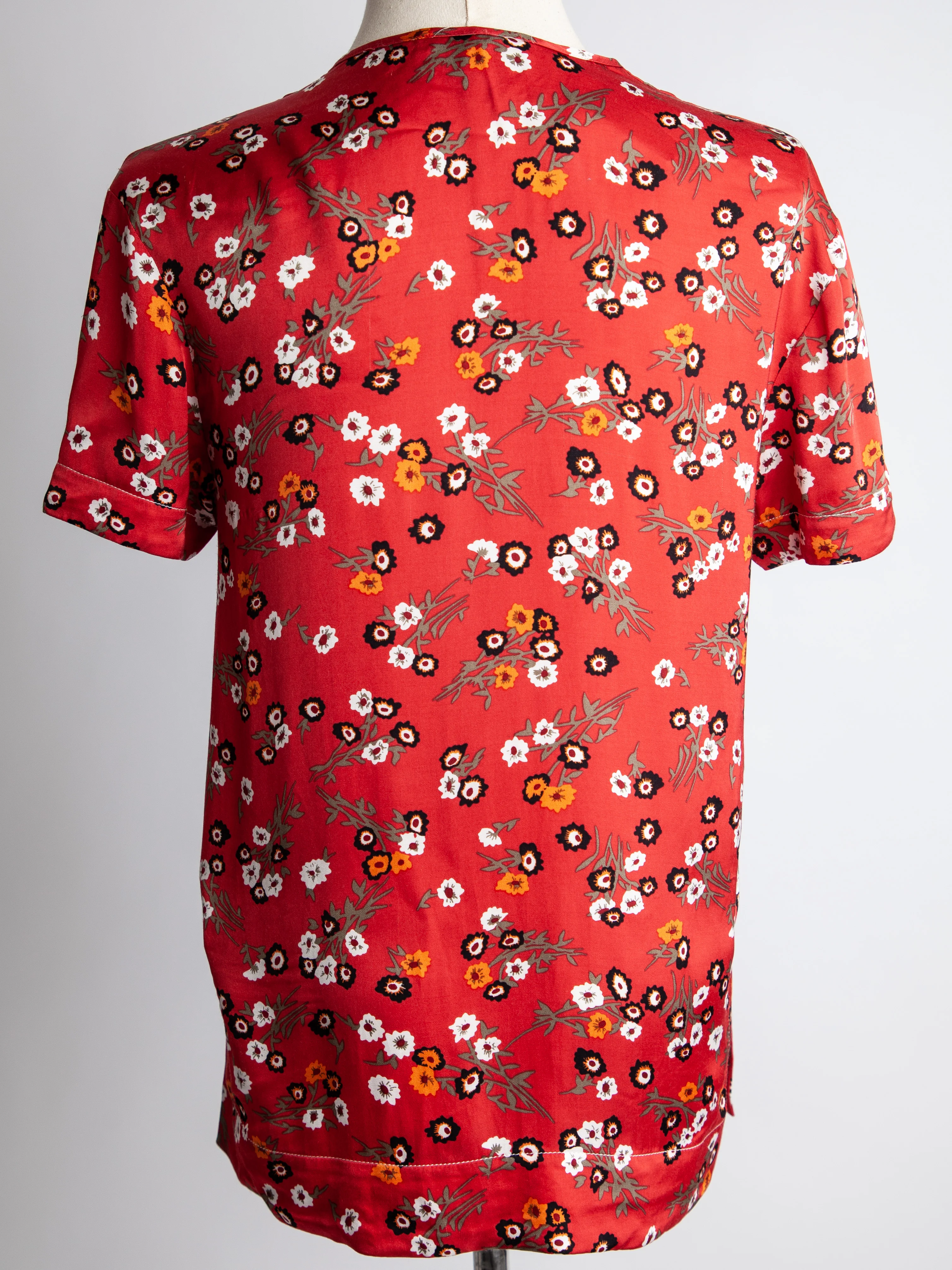 Maje Red Viscose Blouse — 3