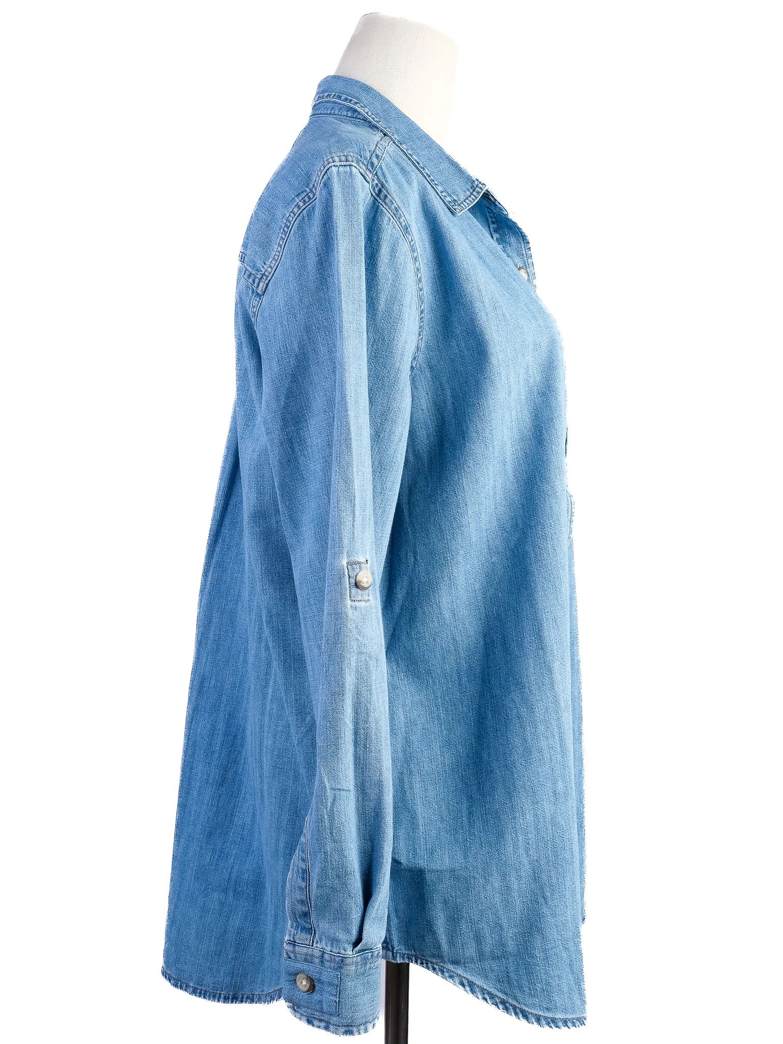 Mih Blue Cotton Shirt — 2