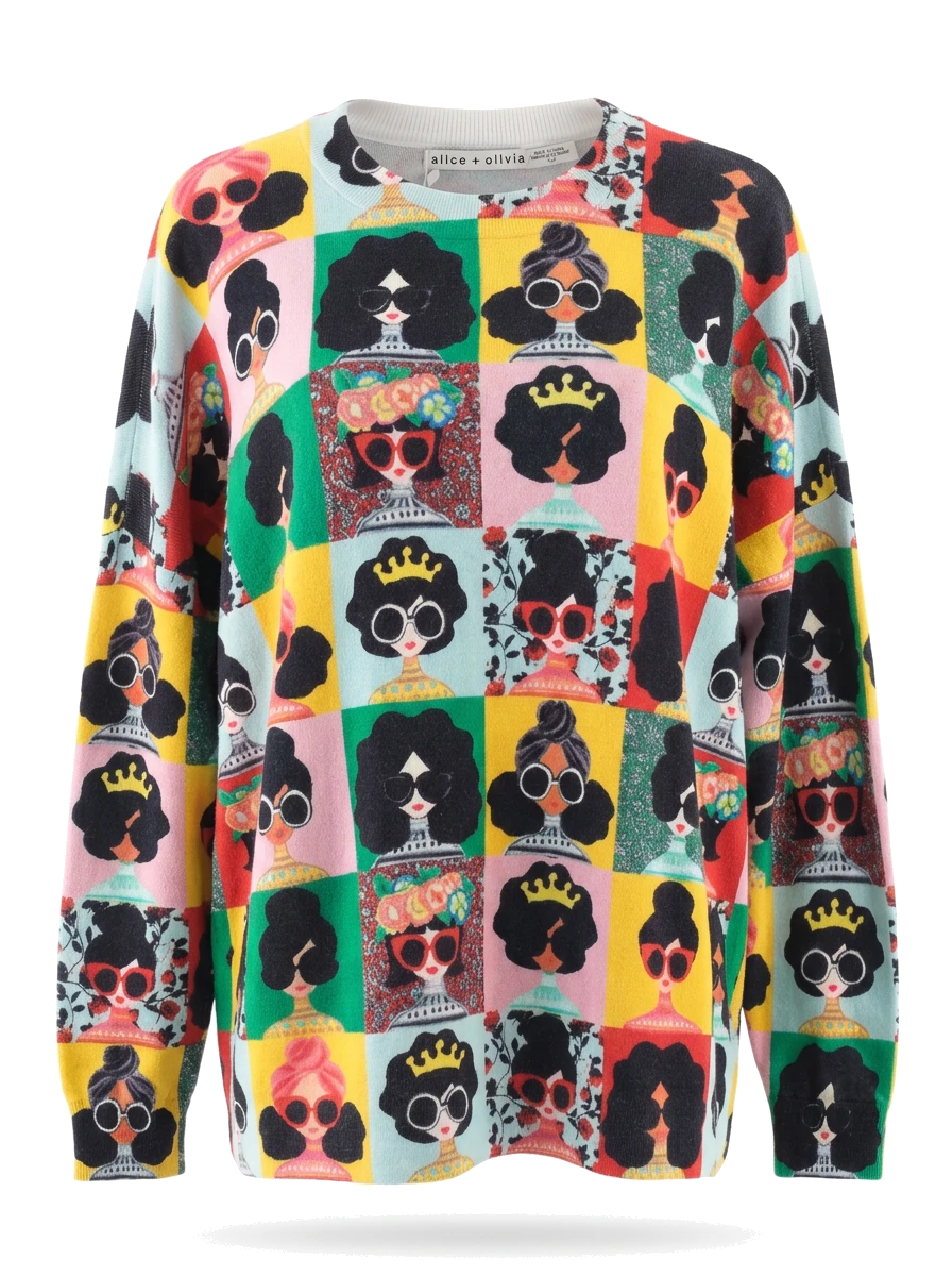 Alice+Olivia Cotton Sweater — 1