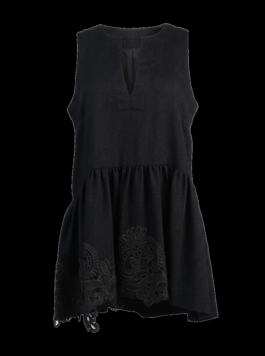 P.A.R.O.S.H. Gray Wool Cocktail Dress — photo 1