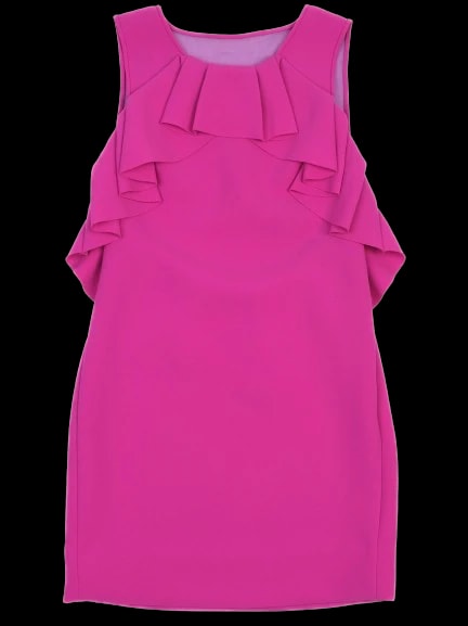 Diane von Furstenberg Pink Polyester Cocktail Dress — 1